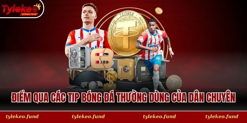 Điểm qua các tip bóng đá thường dùng của dân chuyên