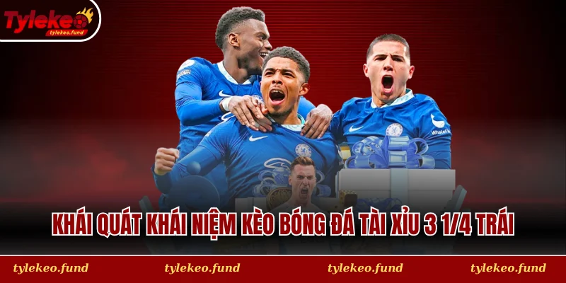 Khái quát khái niệm kèo bóng đá tài xỉu 3 1/4 trái